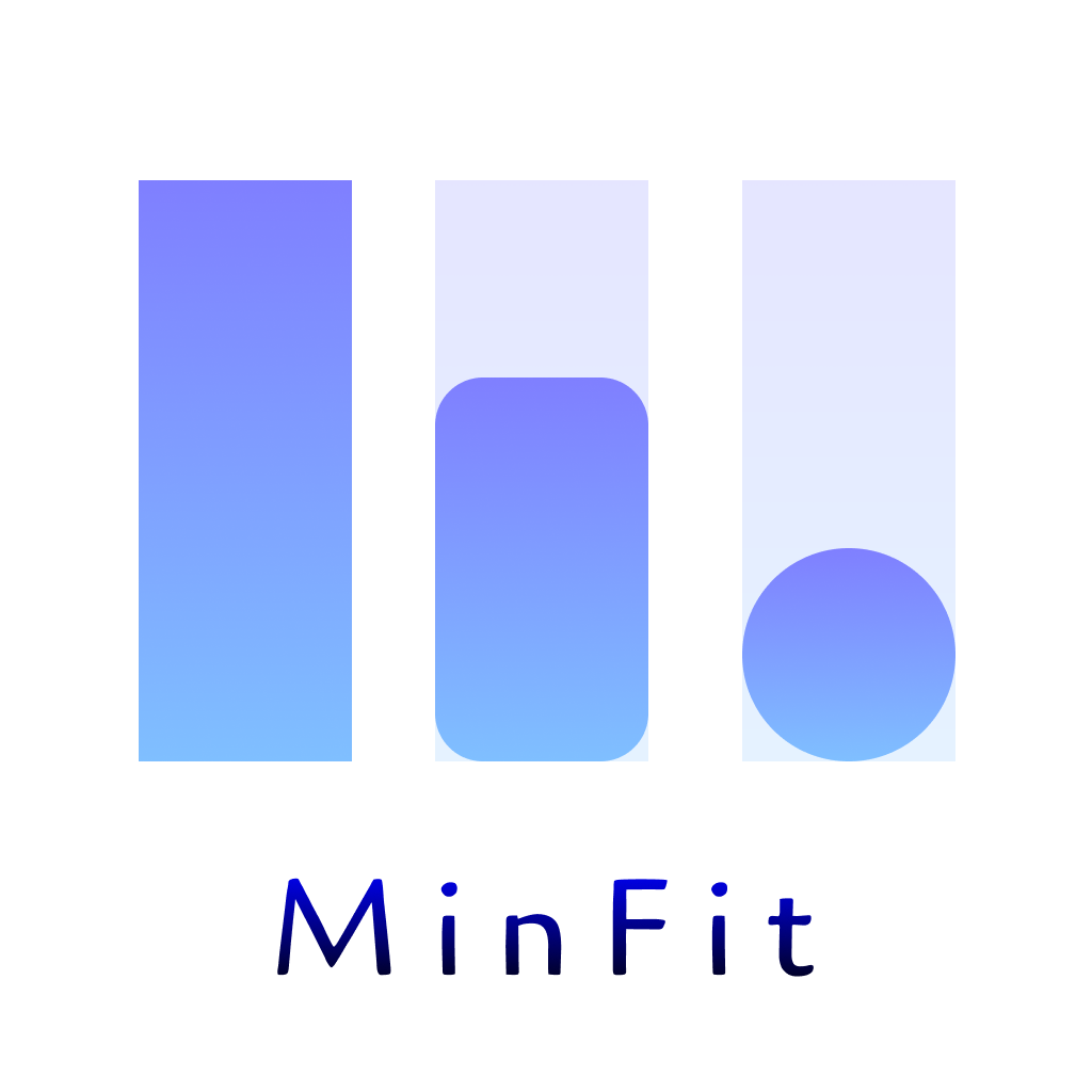 MinFit（みんフィット）アプリアイコン - 運動・食事・水分・体重を記録する健康管理アプリ